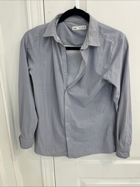 zara boys button down shirt